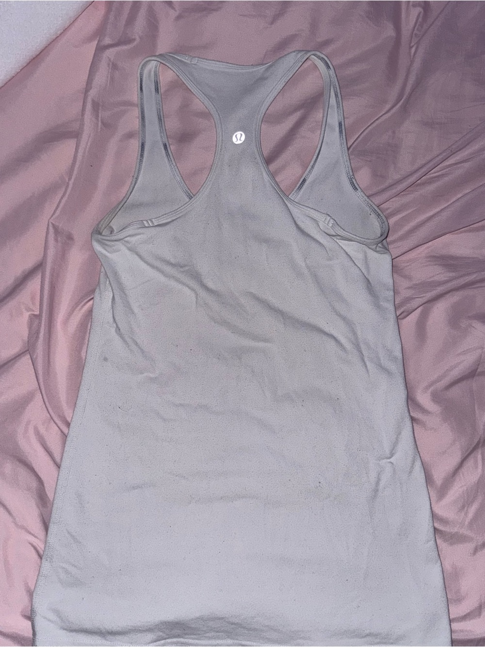 lululemon athletica white racerback tank